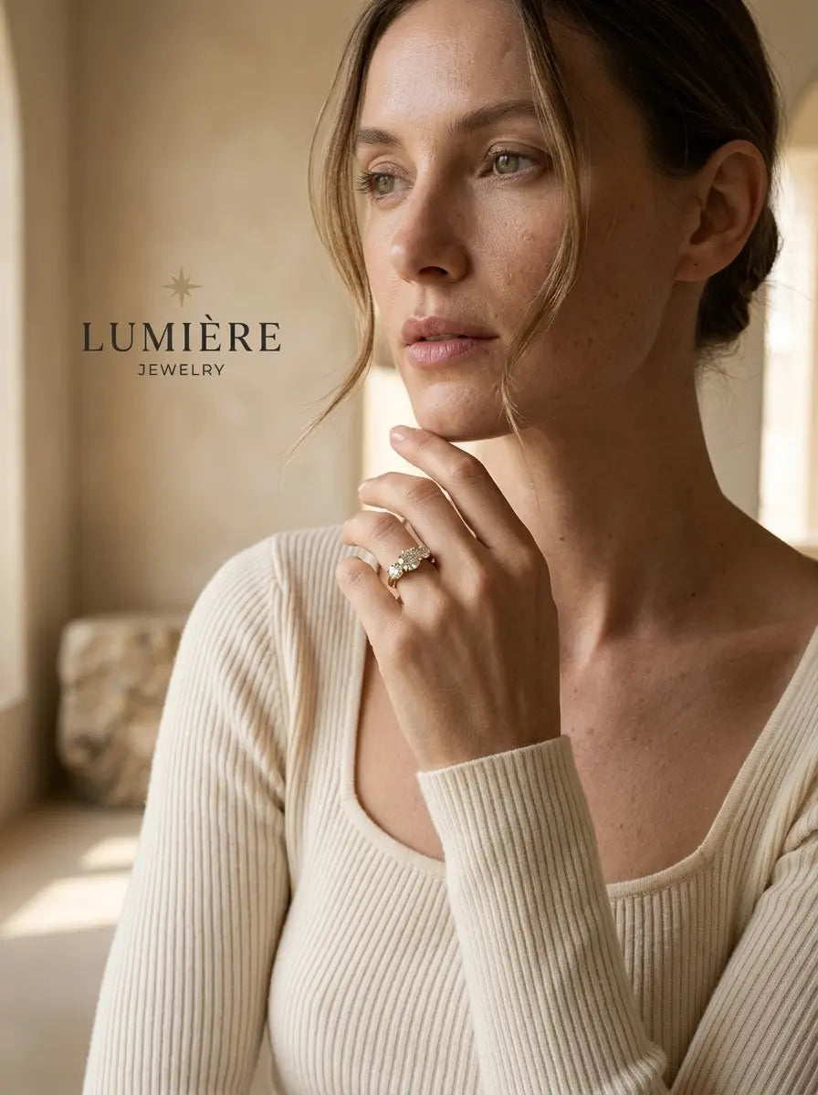 Trine Ring · Moissanite