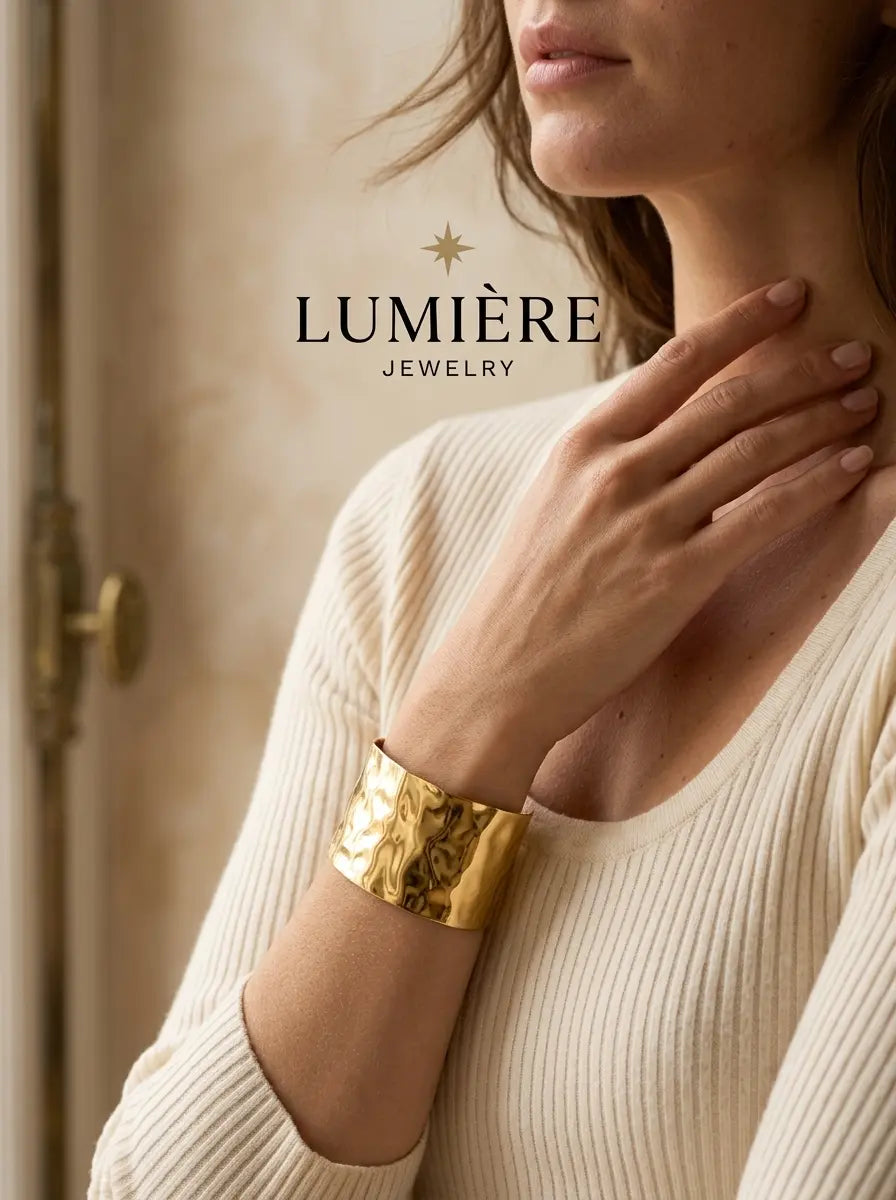 Arc Bangle · 18K Gold Finish