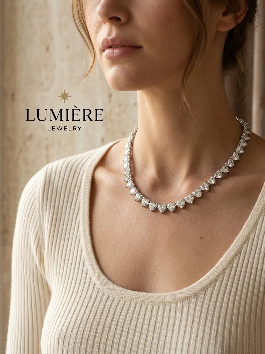 Cœur Tennis Necklace · Gold / Silver