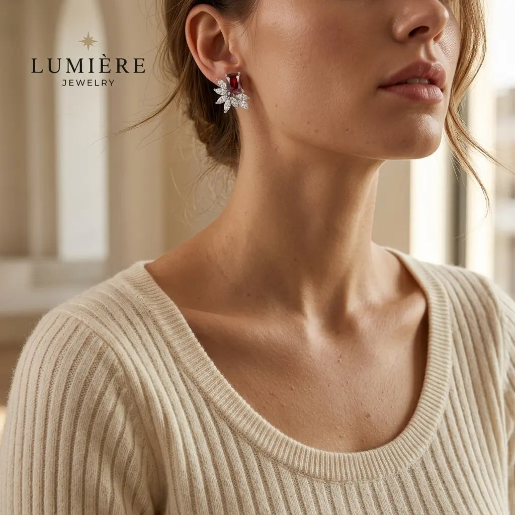 Jardin Studs · Gemstone