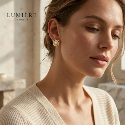 Knot Studs · 18K Gold Finish