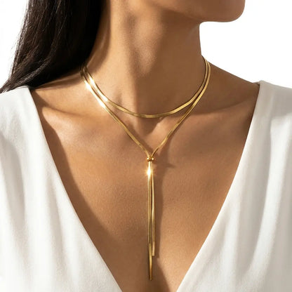 Serpent Chain Necklace · Gold / Silver