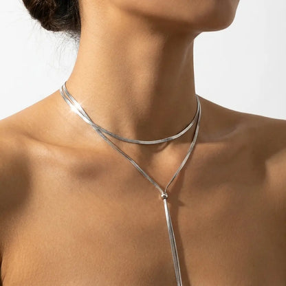 Serpent Chain Necklace · Gold / Silver