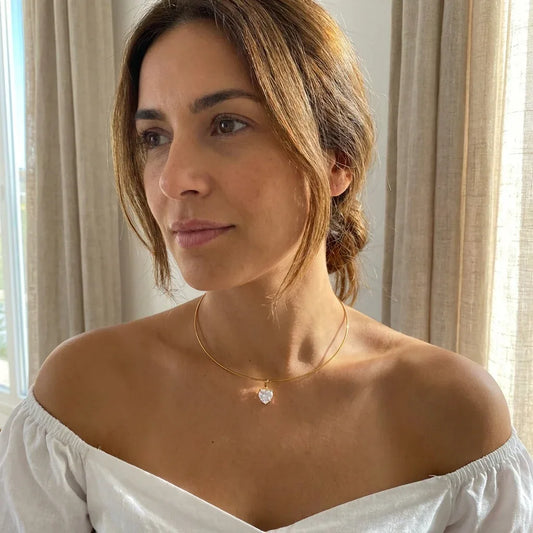 Forme Necklace · Gold Tone