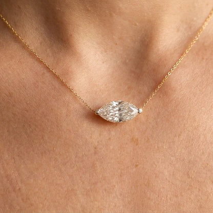 Navette Necklace · S925 Silver