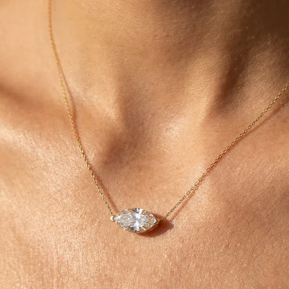 Navette Necklace · S925 Silver