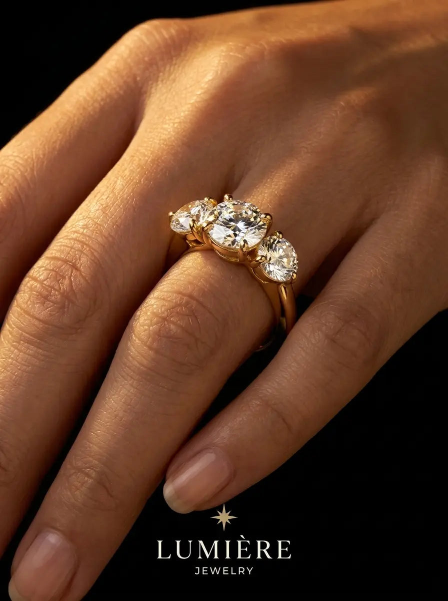 Trine Ring · Moissanite