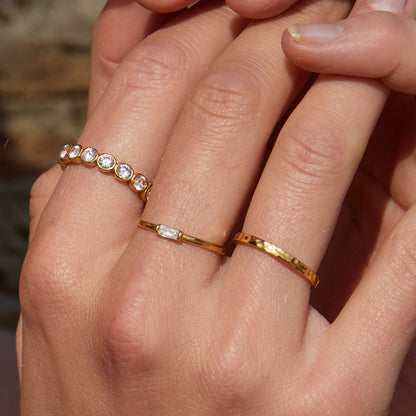 Dainty Crystal Ring