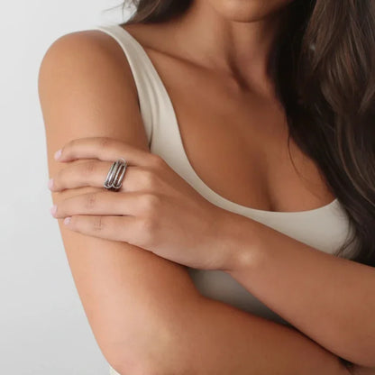 Emmanuelle Diamond Ring Stack