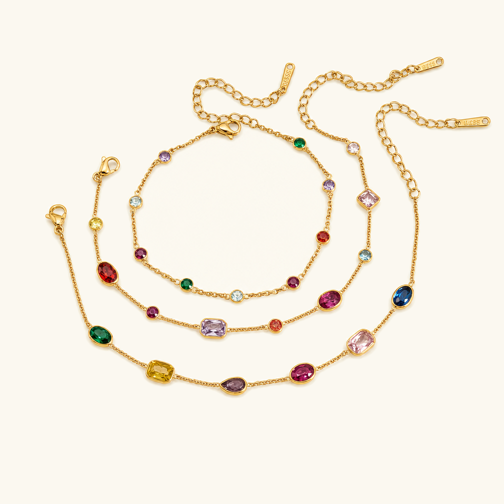 Isadora Dainty Gemstone Bracelet