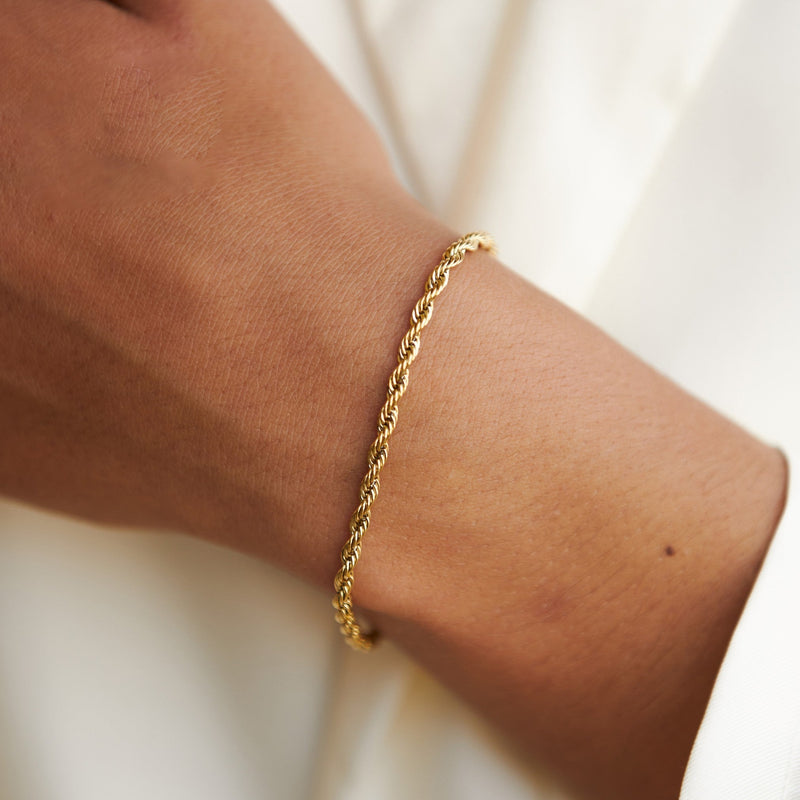 Calvi Rope Chain Bracelet · Gold / Silver