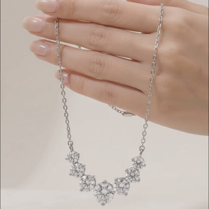 Arc Necklace · Moissanite