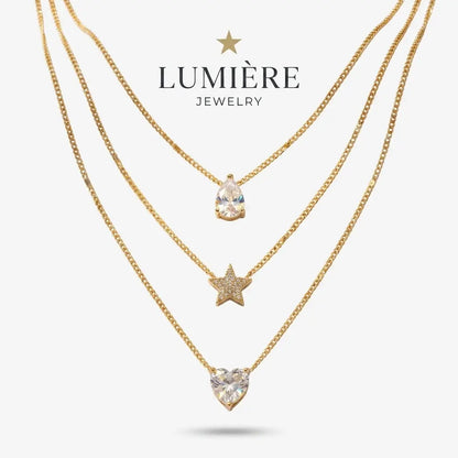 Céleste Layered Celestial Necklace