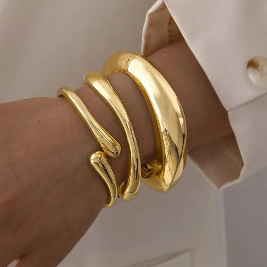 Soleil Bangle Set · 18K Gold Finish