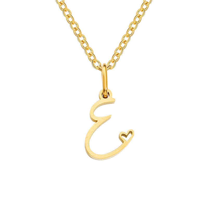 Sienna Initial Letter Necklace