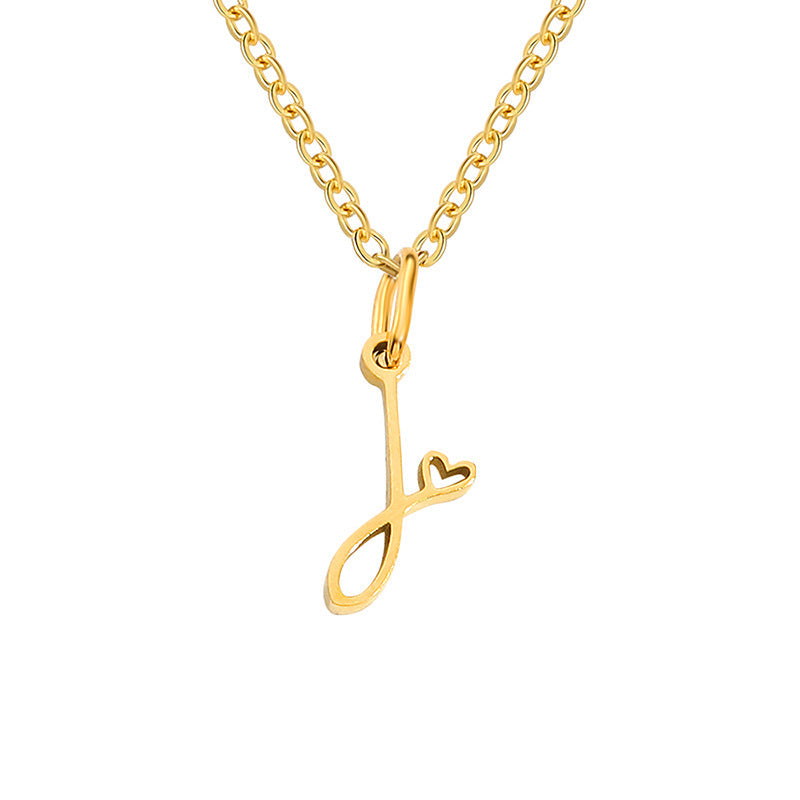 Sienna Initial Letter Necklace