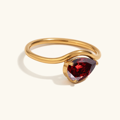 Delphine Birthstone Ring