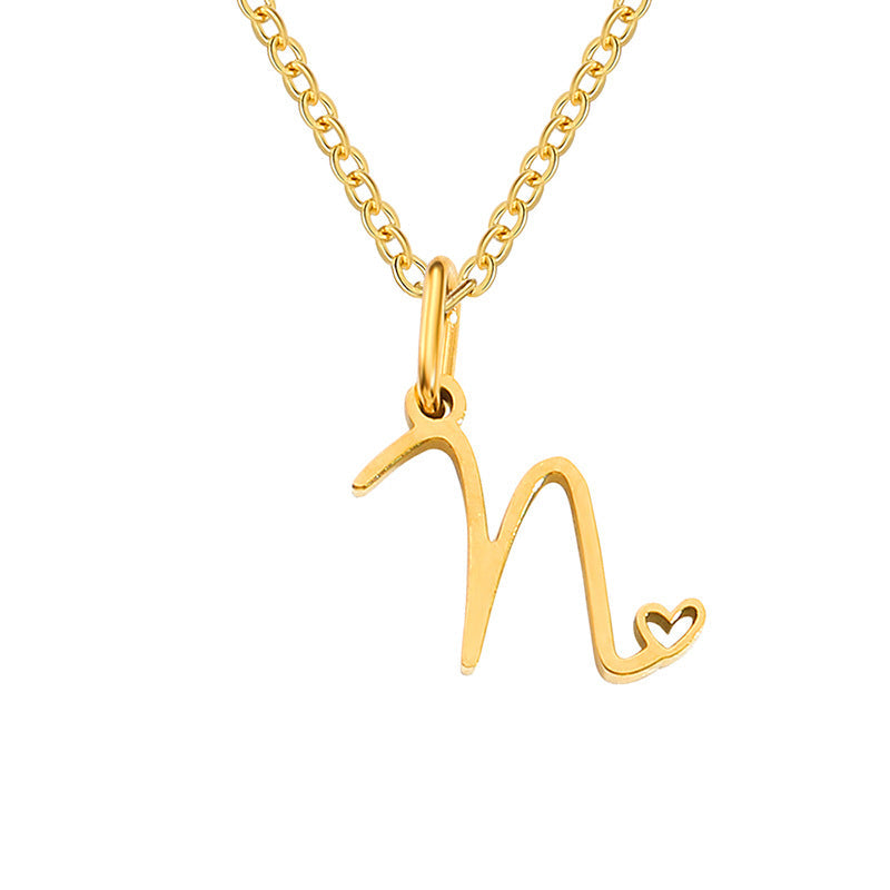 Sienna Initial Letter Necklace