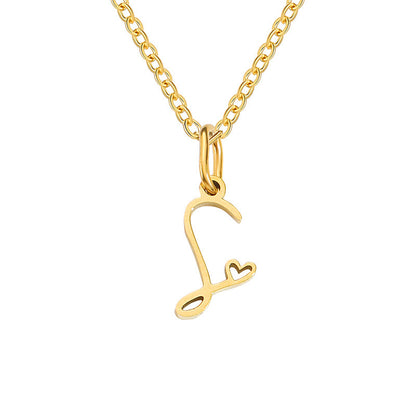 Sienna Initial Letter Necklace