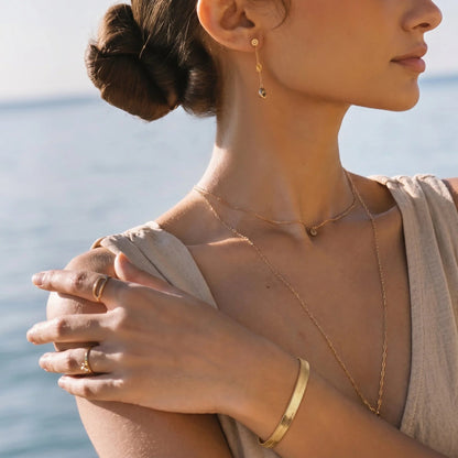 Vida Gold Herringbone Bracelet